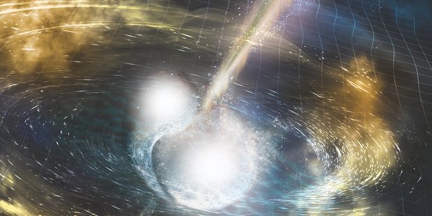 Artists’ impression of a binary neutron star merger binary neutron star merger